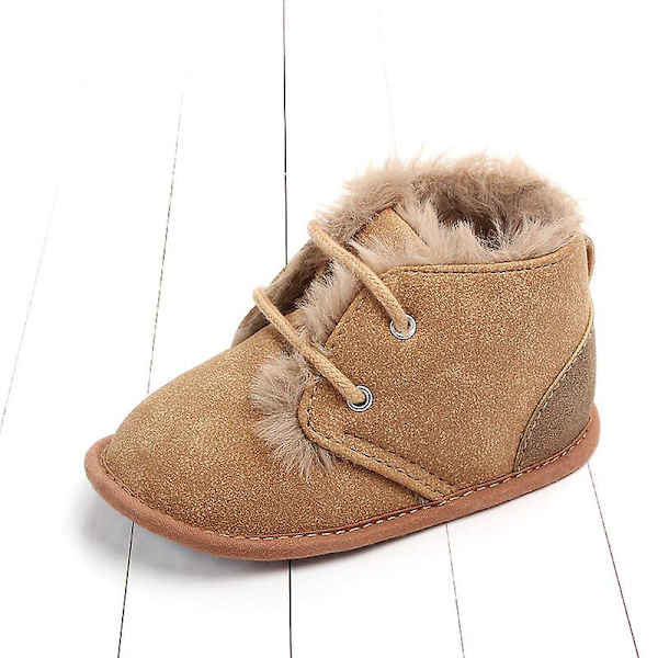 Baby Pojkar Flickor Oxford Skor Pu Läder Skor Halkfria Småbarns Ankelstövlar Baby Walking Skor