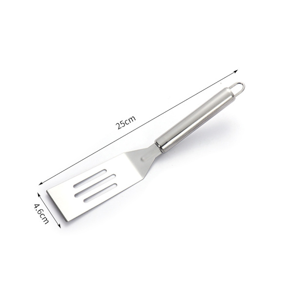 2 st Rostfritt Stål Japansk Stekspade, Ätspade, Stekspade för Biff, Stekt Ägg, Pannkakspade, Tårtspade, Teppanyakispade