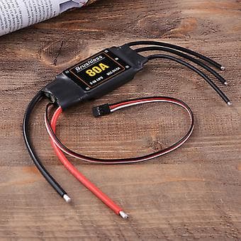 RC ESC, 80A 2-6S børsteløs elektronisk hastighetskontroller med UBEC for fly
