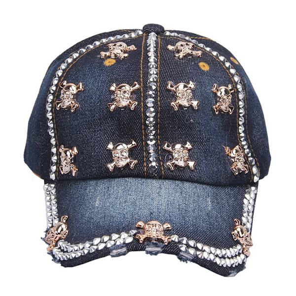 Strass-baseball-lippis - kallo, st-cowboy-hattu
