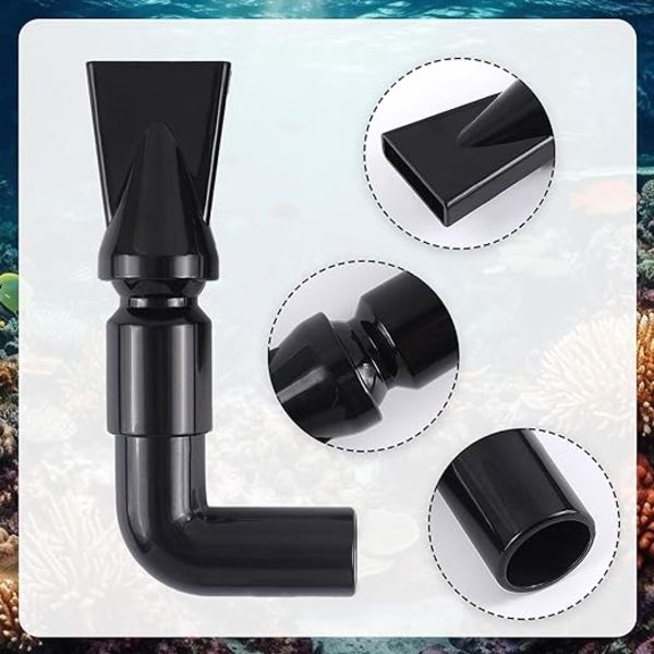 3 st akvariumpumps munstycksmunstycke, justerbart vattenutlopp