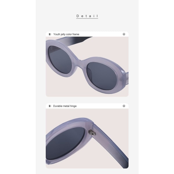 Goggles Solglasögon Kvinnor Män Retro Oval Solglasögon Flickor Pojkar Solglasögon（Stil4）