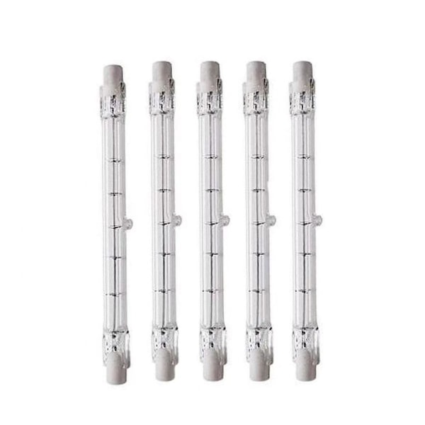 Dimbar R7s 189mm 100w Halogen Pencil Glödlampa Ac220-240v J189 Linjär Halogenstrålkastare För Landskap, Säkerhet, Gatubelysning (Set Om 5)