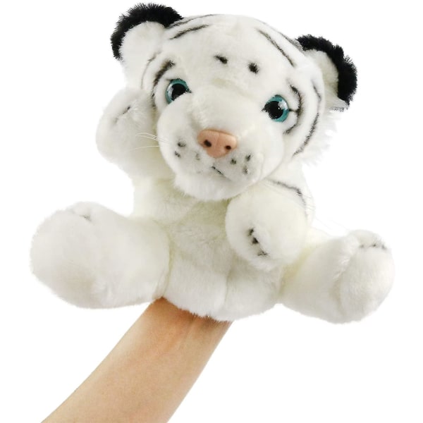 Vit tiger plyschdjur leksak