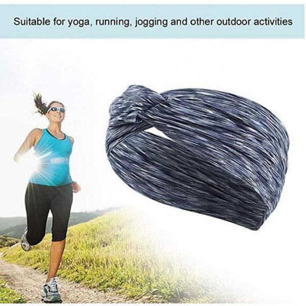 5 st pannband Yoga pannband bred sport pannband band halkfri