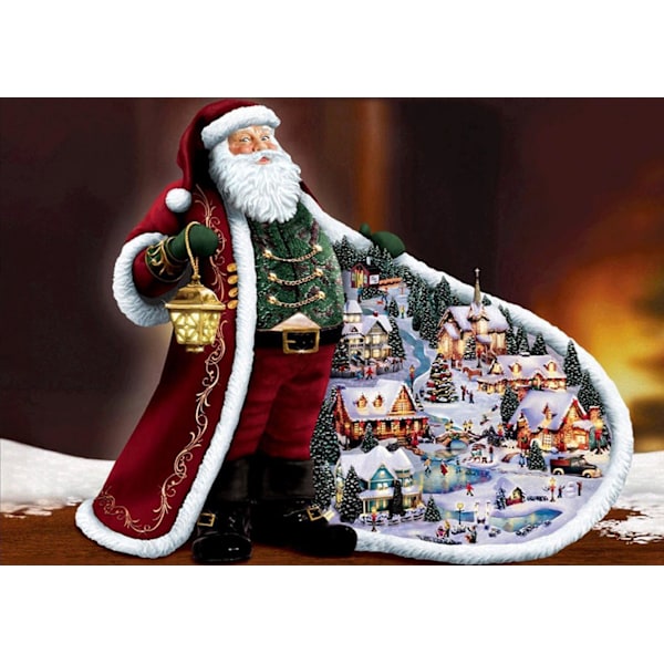 （53）DIY Diamantmaleri Julekit, 5D Julebroderi D