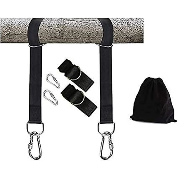 Set med 2 hängmattsremmar2 Trädsvängremmar Hängande kit Perfekt för hängmattshängande kit Remmar5ft Extra lång