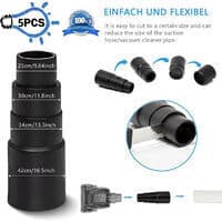 5 st dammsugarslangadapter, dammsugarreduceradapter dammsugare