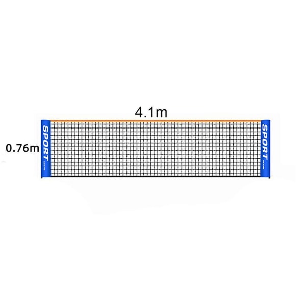 3/4m Tennisverkko Kannettava Taitettava Yksinkertainen（3M）
