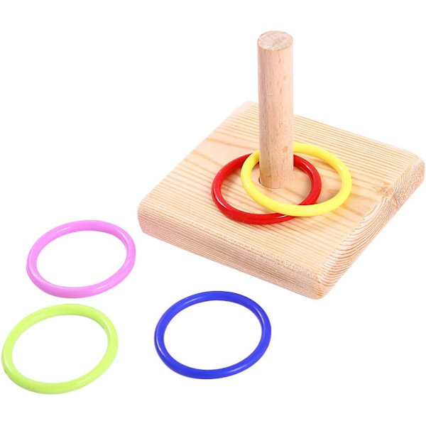 Fågel leksaker, fågelbord leksaker, träning basket stapelbara färgr