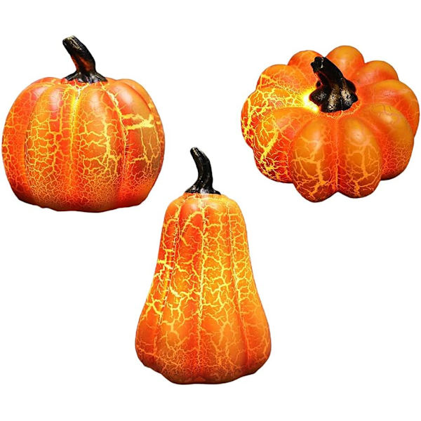 Halloween-kurpitsavalo hartsista, LED-kurpitsalyhty, Sma