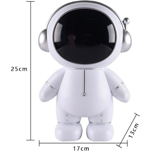 Astronaut Spargris, Spargris för Sedlar och Mynt, Lämplig för Pojkar