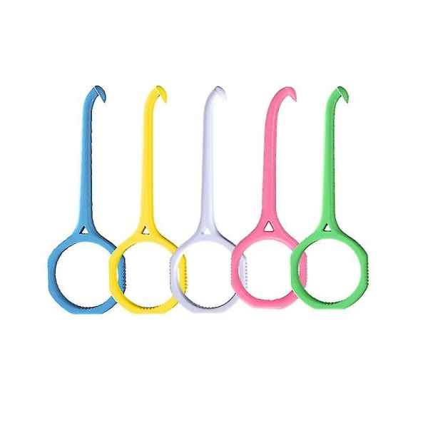 10-pack Ortodontiska hängslen Borttagningsverktyg Osynliga hängslen Borttagningsmedel Tandverktyg (blandade färger)