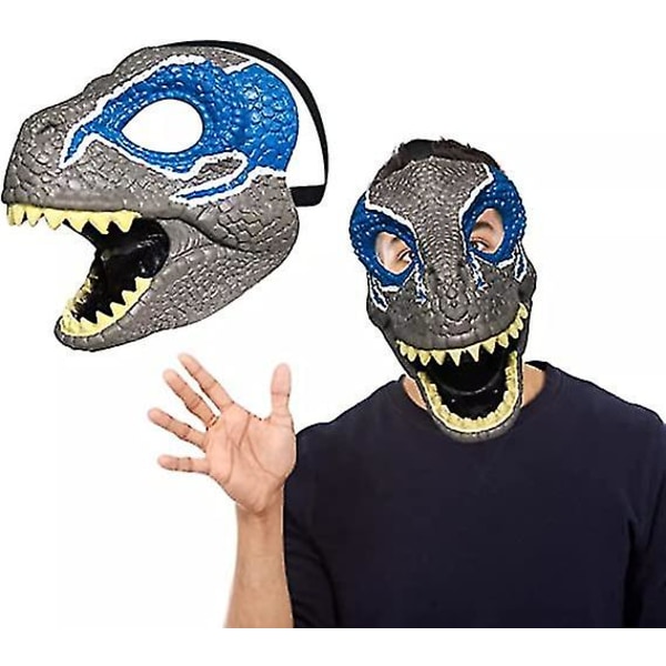 Halloween Party Cosplay Mask Simulering Jurassic Tyrannosaurus Re