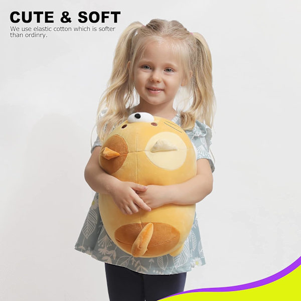 Super blød katteplyslegetøj, Chubby Kitty Fluffy Stuffed Animal, Cut