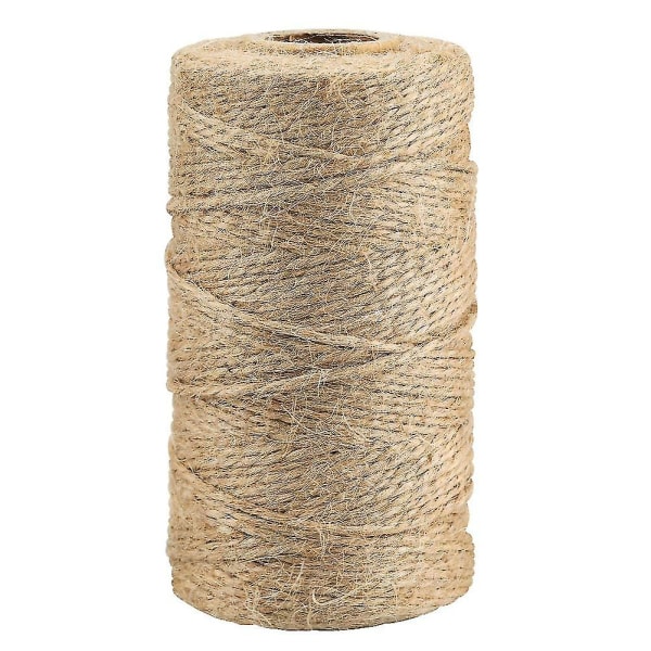 100-200m Naturlig Jute Garn Streng 2 Ply Pakking Bakers Garn Kunst Og Håndverk Lin Garn Håndverkssnor 200M