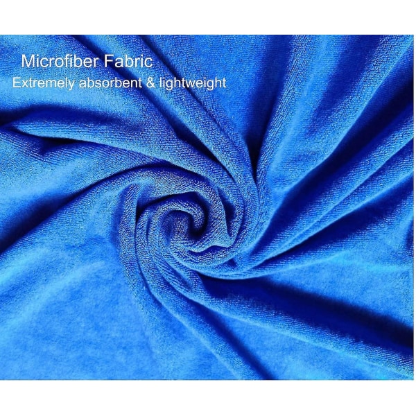 Hunde badehåndklæde mikrofiber blød tørring badekåbe ultra-absorberende L