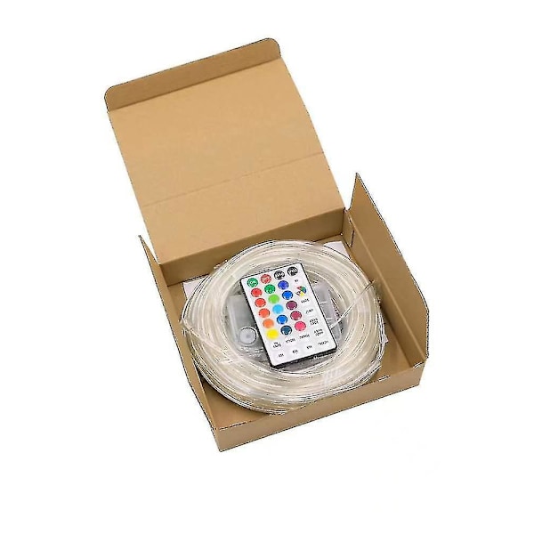 10m fjernbetjent trampolin kant LED-lys til trampolin, 16 farver