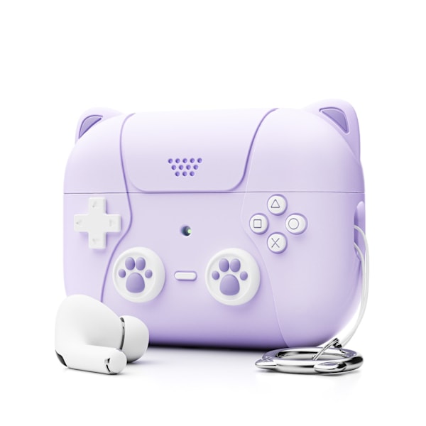 Lilla hodetelefonetui for Airpods pro2