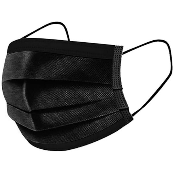 100 stk. Multicolor engangsansigtsmasker - Åndbar - Elasti