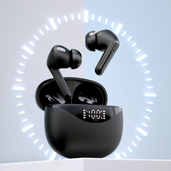 Trådløse hodetelefoner med mikrofon, 40 timer