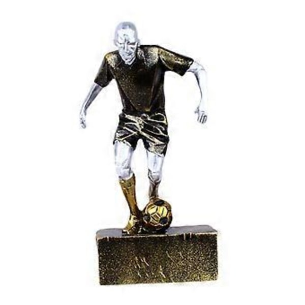 Fodboldspiller Skulptur, Bordpynt, Simpel Moderne Boligindretning Atlet Statue til Møbler Kontor Entré (10.5cmx9cmx19.5cm) 10.5cmx9cmx19.5cm