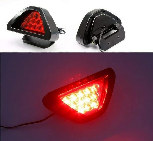 Bilens bagerste bremselys 12V Universal 12 LED Tredje stoplys Strobe