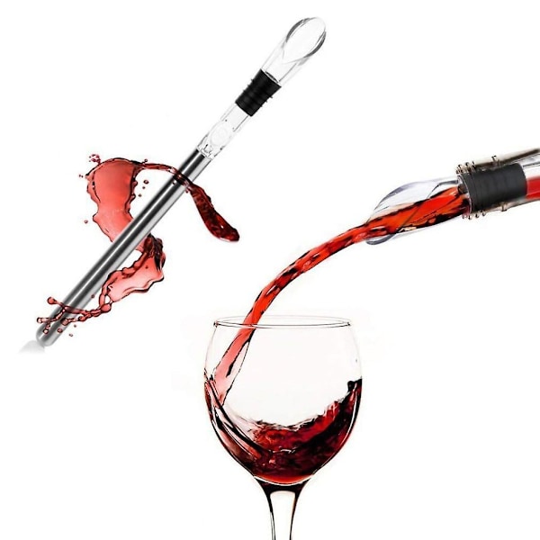 Ny multifunktionell bärbar rostfri glasspinne drycker vin glasspinne snabb is vin enhet rött vin öl glasspinne