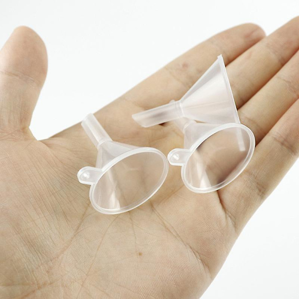 100 st 4 cm Multifunktionella plasttrattar med lång pipmatkvalitet plast