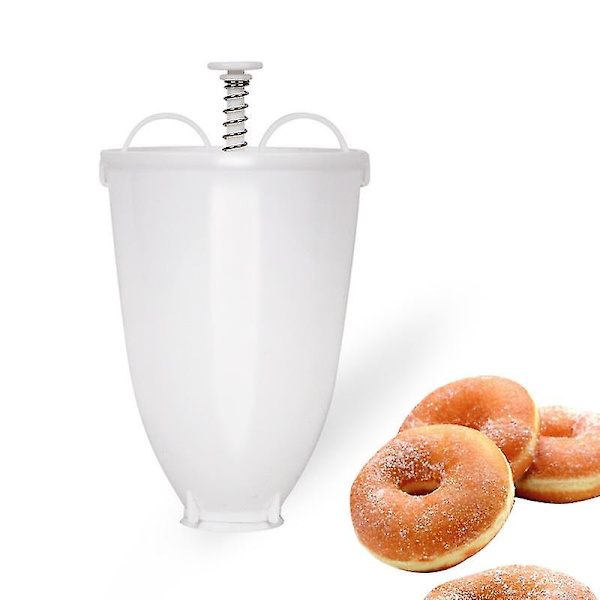 Donutform Lätt Snabb Bärbar Donutmaskin Manuell Våffeldispenser Munkmaskin Arabisk Våffel Plast Lättvikt Fritering