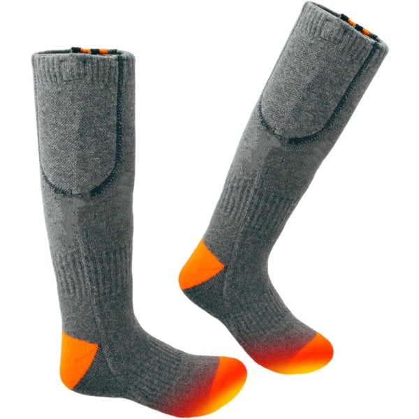 El-opvarmede sokker til mænd, kvinder, genopladeligt batteri opvarmet