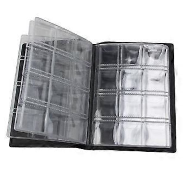 120-mynt Samleralbum Holder (Svart)