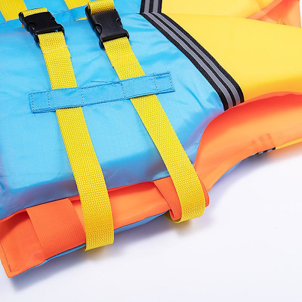 Redningsvest til børn - Flydehjælpemiddel - Svømmeveste - Bærbar snorkelredningsvest til kvinder/mænd - Bedste redningsveste til vandsport (blå)