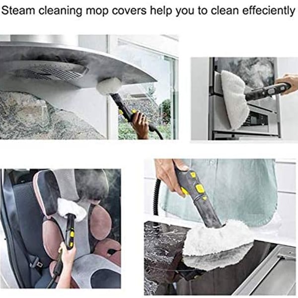 Stor rund damprengjøringsbørste for Karcher SC1 SC2 SC3 SC4 SC5
