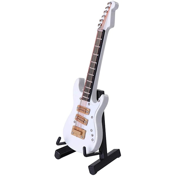 Miniatyrgitarrmodell Simulering Elektrisk Gitarr Musikinstrument M