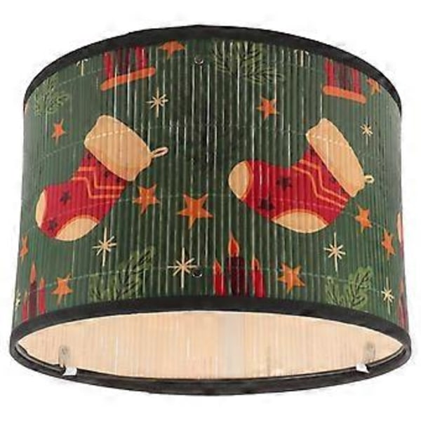 Dekorativ lampskärm Bambu Lampskärm Jul Lampskärm Jul Lampskärm Colorful
