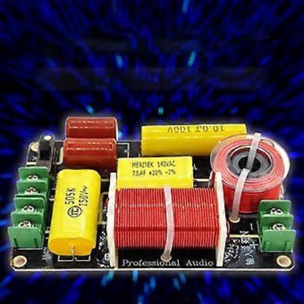 2-vejs 250W Multi Højttaler Diskant/Bas 2 Enhed Justerbar Lydfrekvensdeler