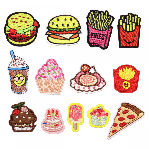 13 cute fabric stickers