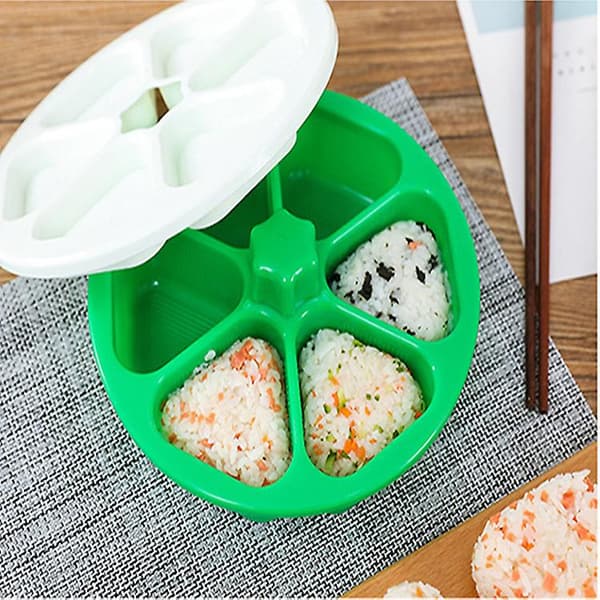 6 i 1 Sushi Triangle Risball Bento Box Form