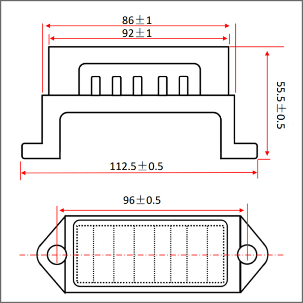 Premium 8-vejs sikringsboks med kabler Universal Standard Blade Fuse Holder Bilsikring Blok med gratis standard bladfusninger