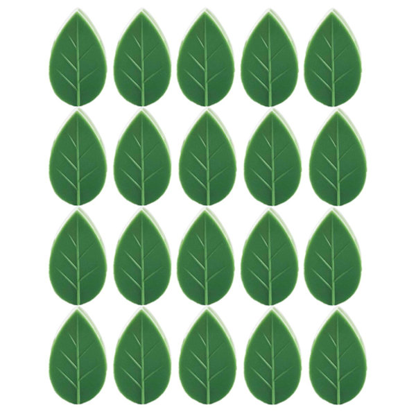 10/20/30 stk. Plante klatrevæg fastgørelsesklips fast spænde bladklips grøn blad simulering til 20 stk.