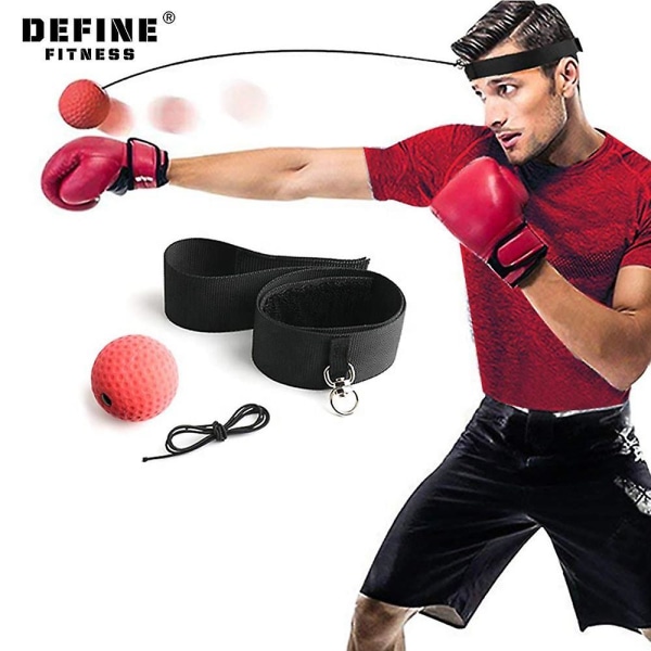 Definiera Fitness Boxning Reaction Ball Ny huvudmonterad Speed ​​Ball Hemma Boxning Träningsboll