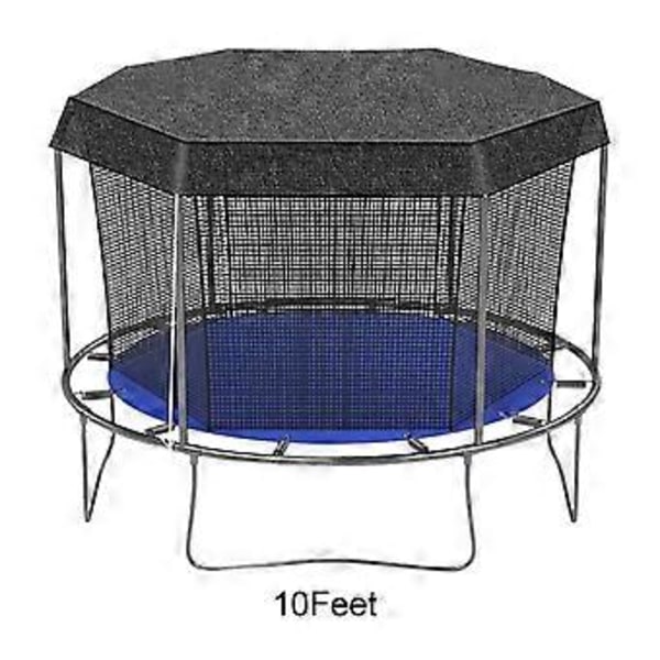 Trampolinskydd, Pålitligt, Utomhussportstillbehör för Lek på Rund Trampolin (10 fot för 8 stänger) For 8 Rods 10 Feet