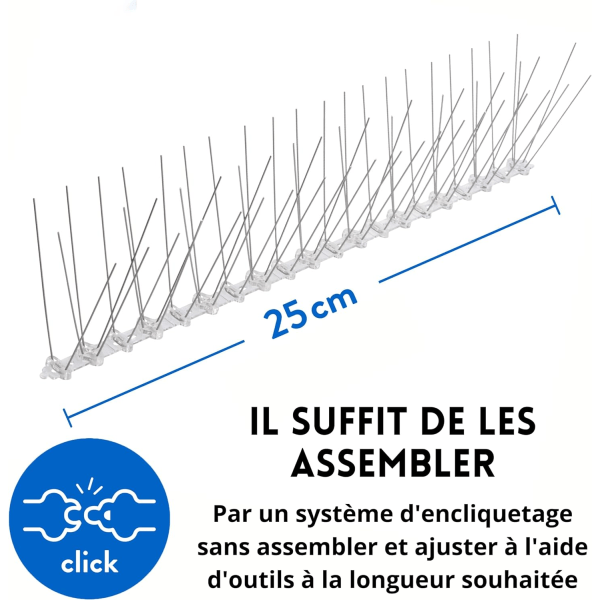 2 stk. Due Pigespike, Due Afvisende Pigespike, Fugleafvisende