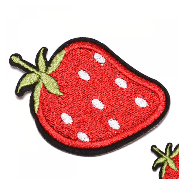 Broderede stof patches