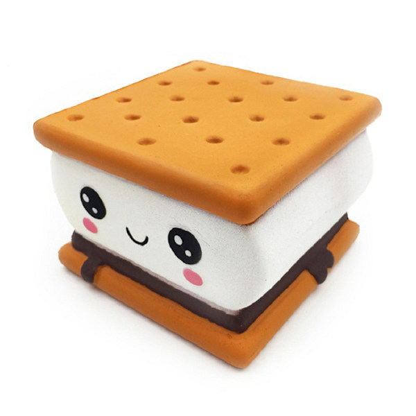 4 st Waffle Cake Pizza Kaffe Kopp Kawaii Doftande Mjuk Långsam Risi