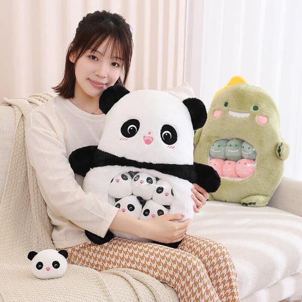 (Panda) Söpö Panda Pehmolelu, Eläinten Paketti
