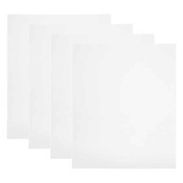 1 Sæt 4 stk. akrylrammeplader, fotoramme erstatningsplader (gennemsigtige)