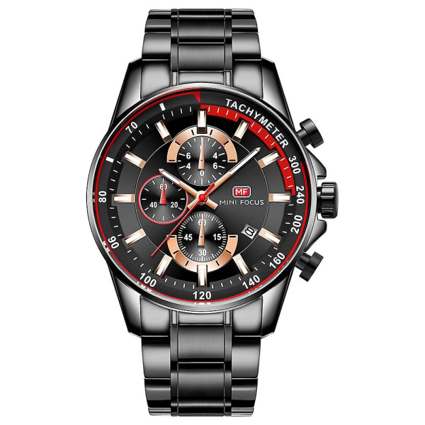 Mini Focus Trend watch Luminous vedenpitävä miesten watch 0218g (musta)
