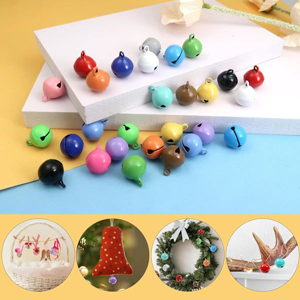 30 kpl Jingle Bells -koristeita, metalliset kellot 14 mm, DIY-käyttöön